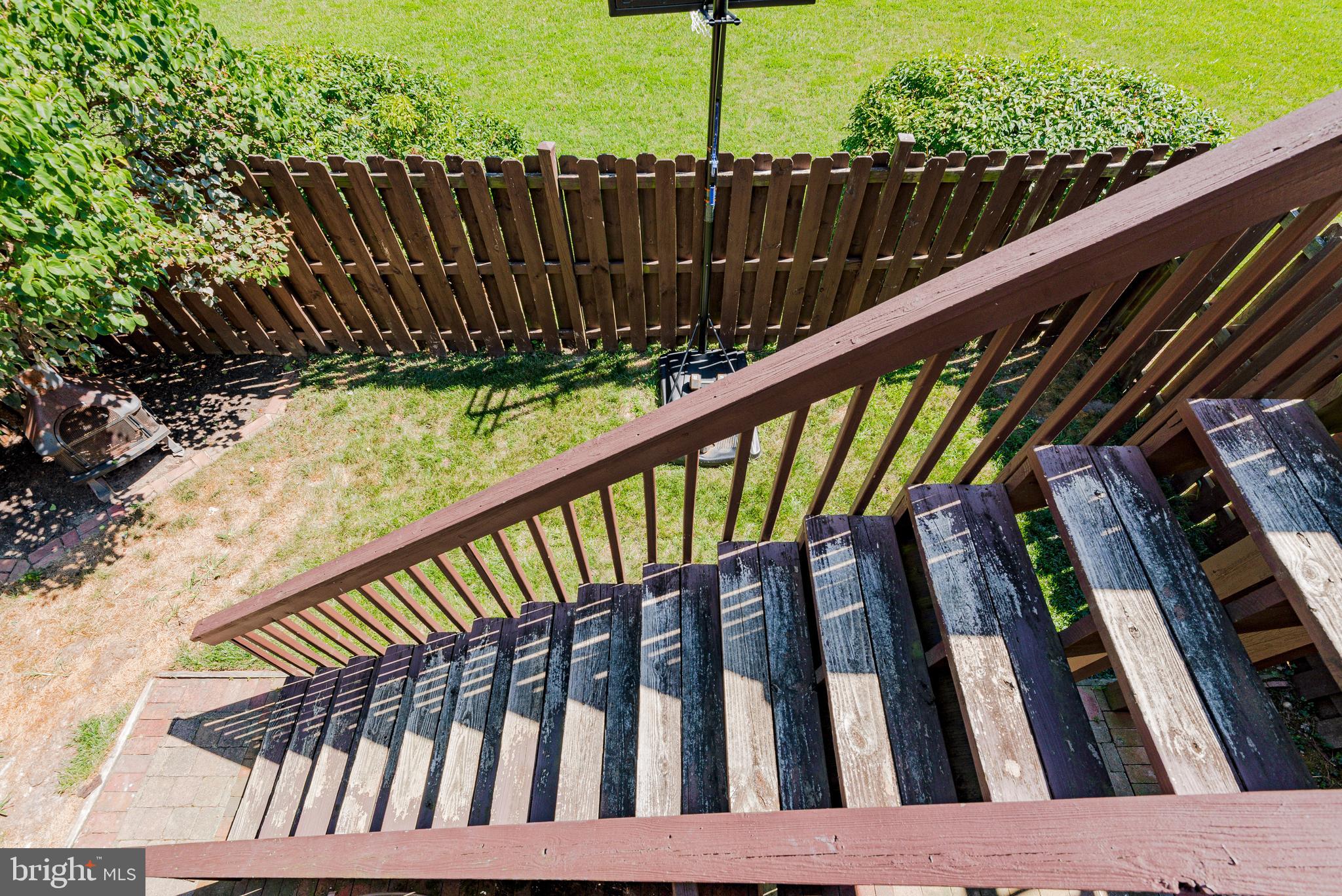 2115 Colonel Way Odenton, MD 21113 - Photo 43 of 63 Rear stairwell to fenced courtyard