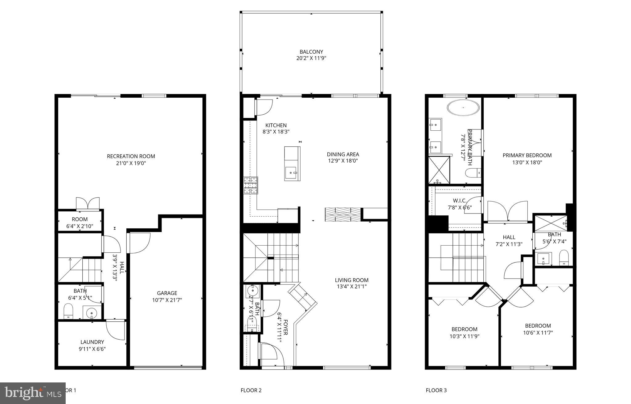 13368 Ferry Landing Lane Woodbridge, VA 22191 - Photo 44 of 44 a picture of a floor plan