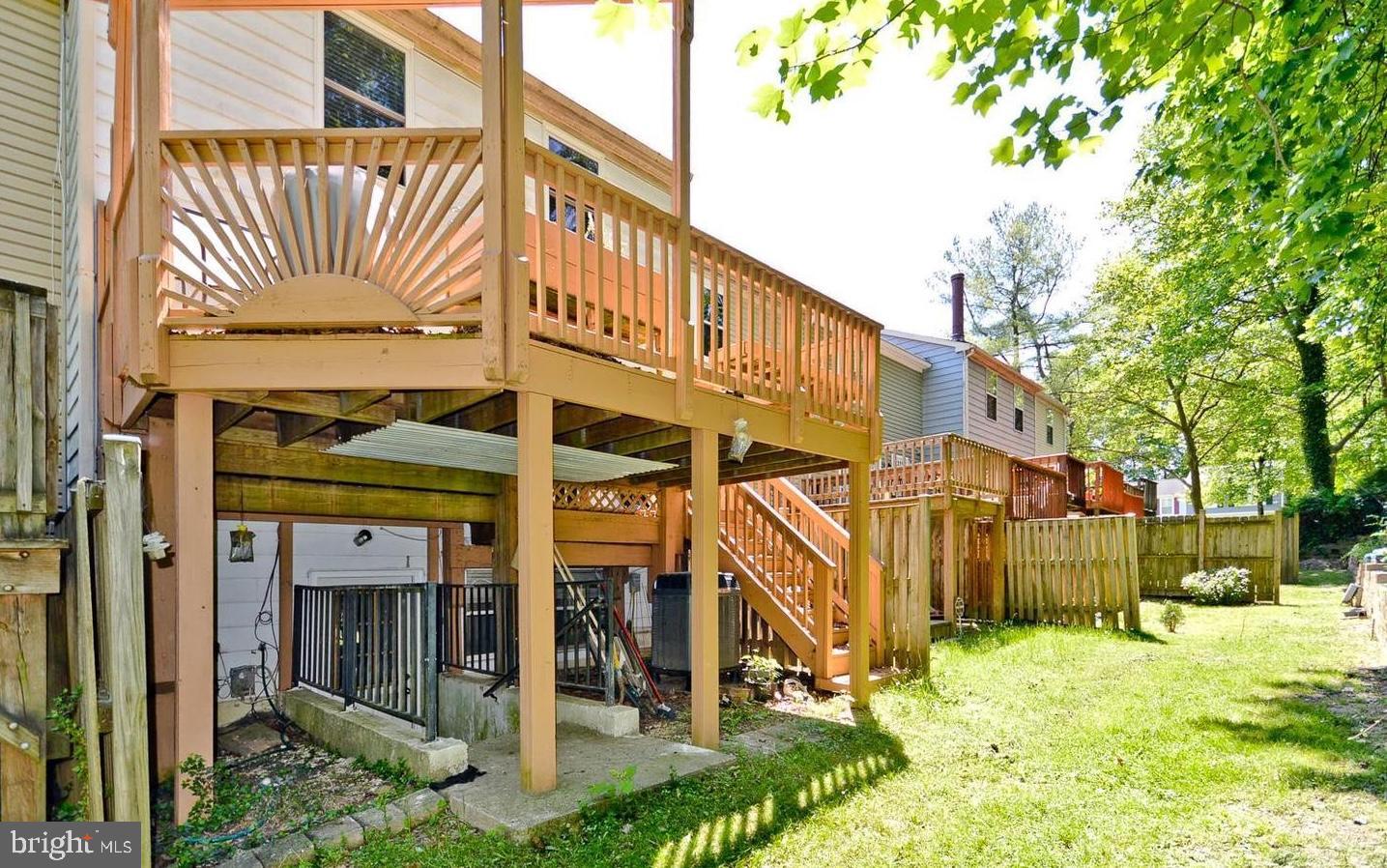 15781 Haynes Road Laurel, MD 20707 - Photo 34 of 34 Charming backyard with elevated deck retreat.