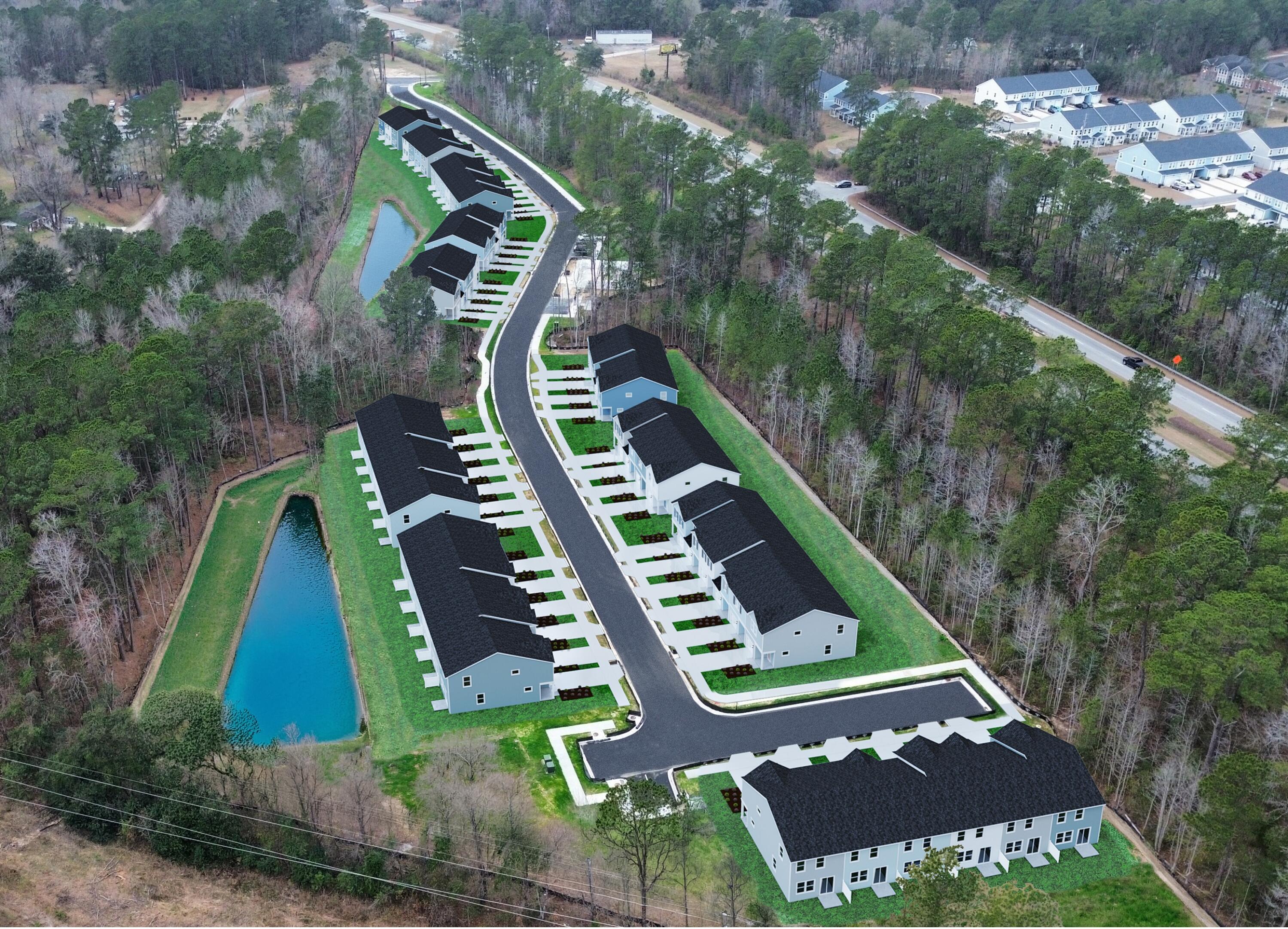 207 Brook Run Drive Moncks Corner, SC 29461 - Photo 11 of 11 COA_Courts-at-Brook-Run_Aerial-Rendering