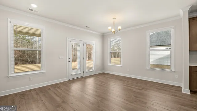 a view of a park with slide