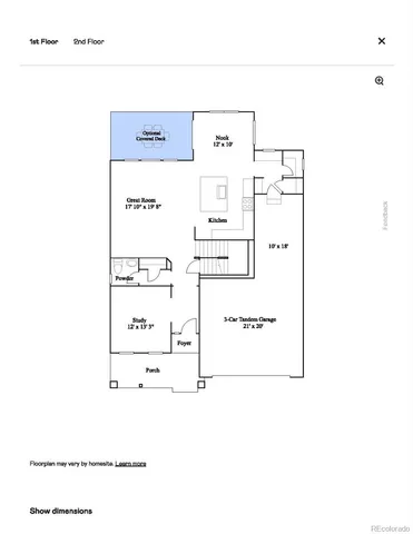 $869,900 | 12540 West Glasgow Place, Littleton, CO 80127