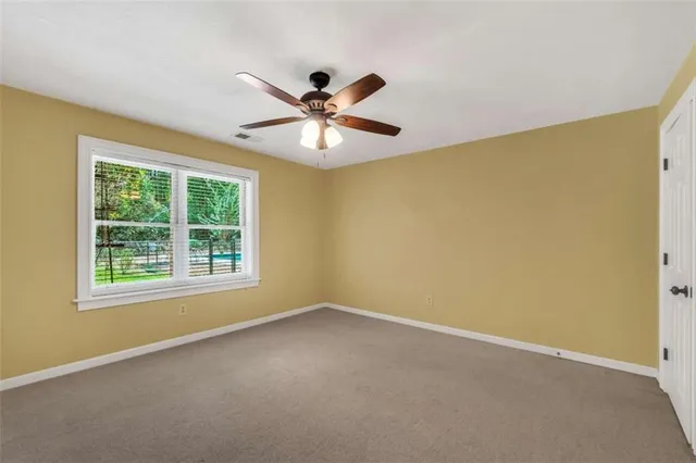 a view of an empty room