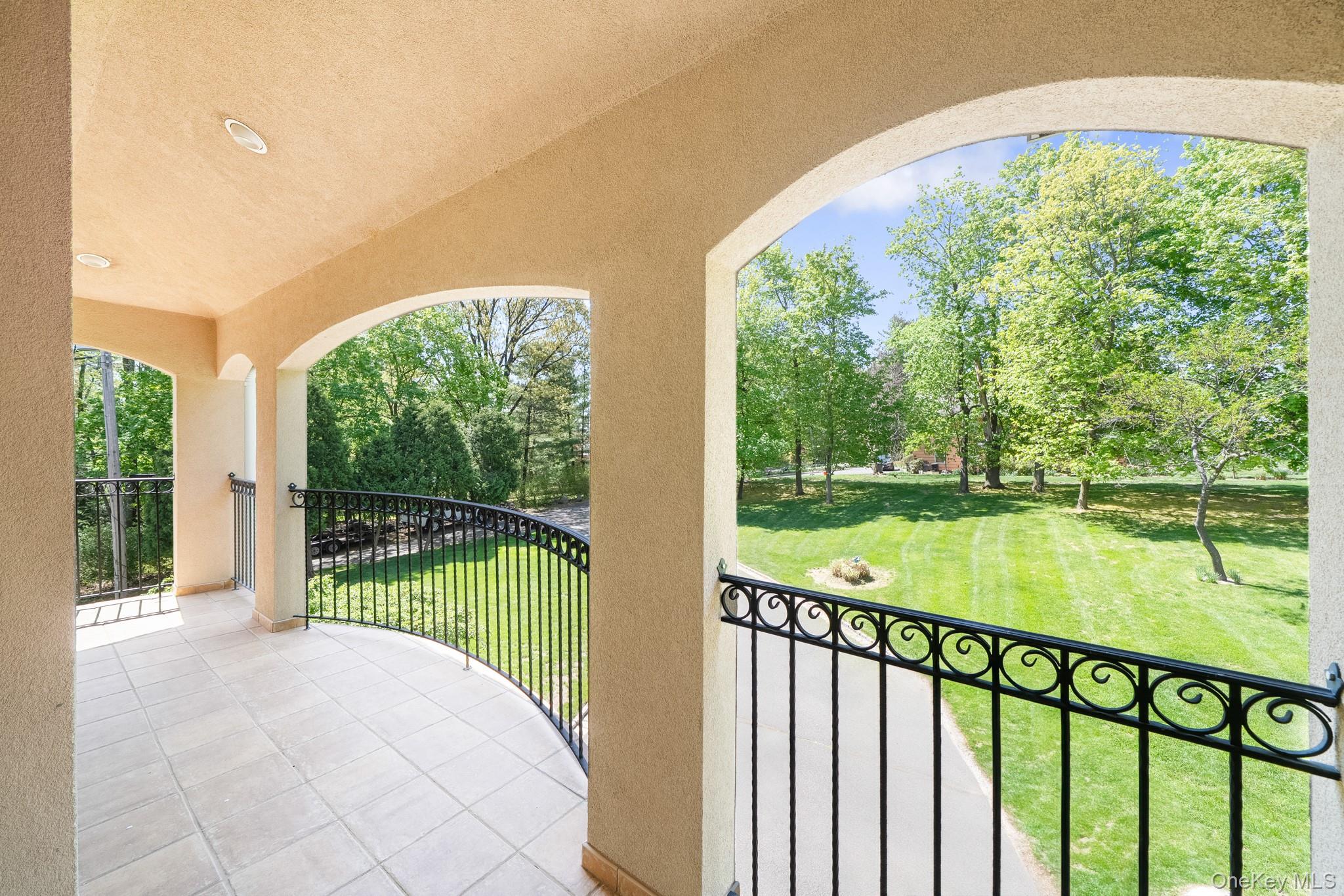 33 Winding Rd Farm Ardsley, NY 10502 - Photo 21 of 50 Patio / terrace featuring view of wooded area and a lawn