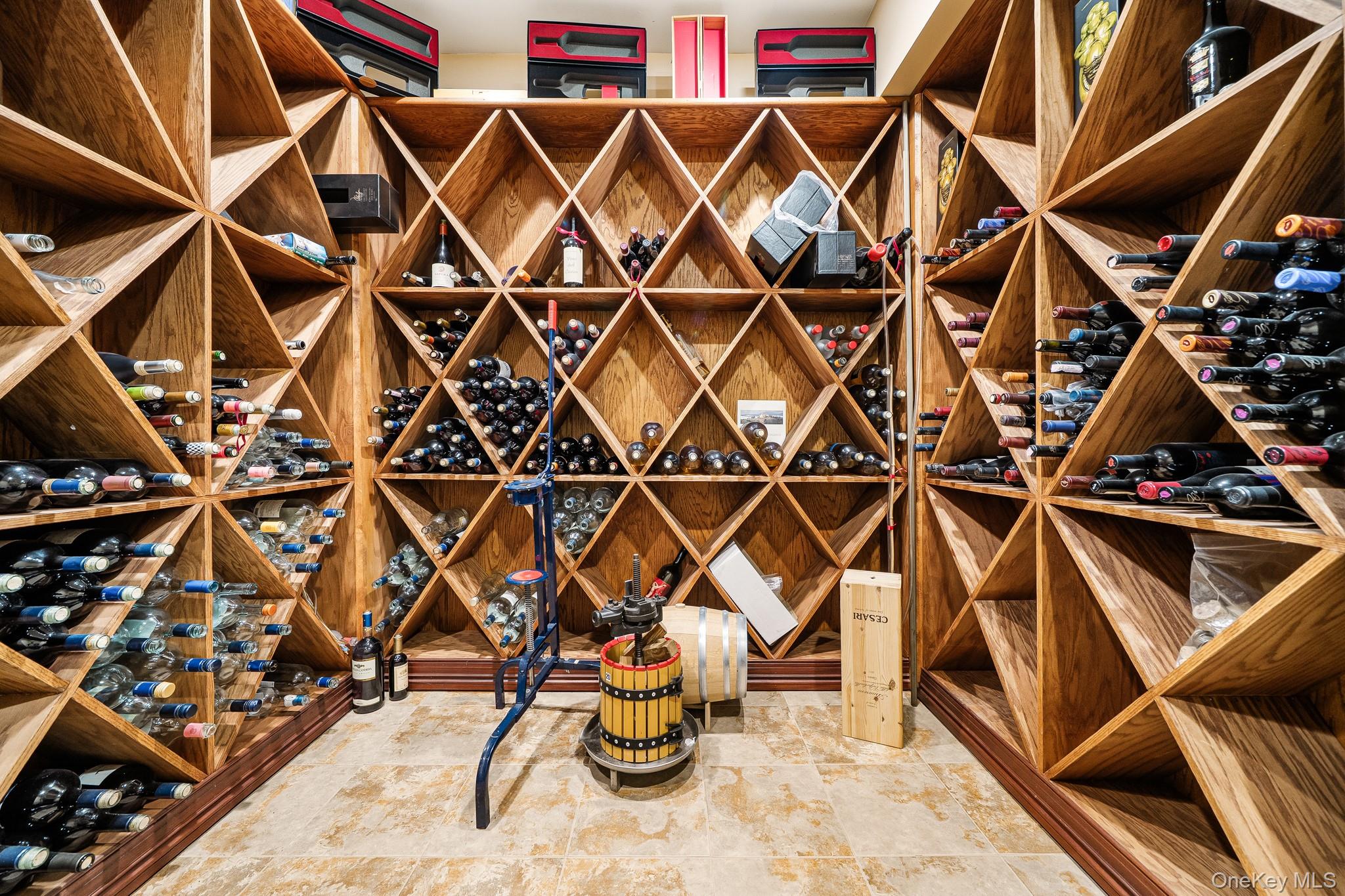 33 Winding Rd Farm Ardsley, NY 10502 - Photo 31 of 50 Wine room featuring stone finish floors
