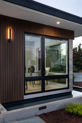 a view of a living room and window