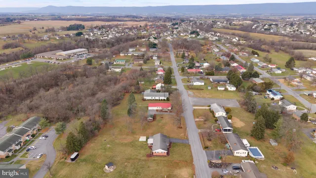 an aerial view of city