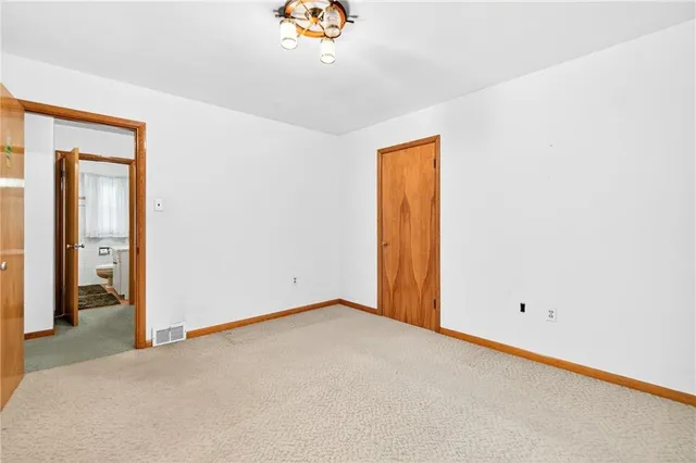 an empty room with window