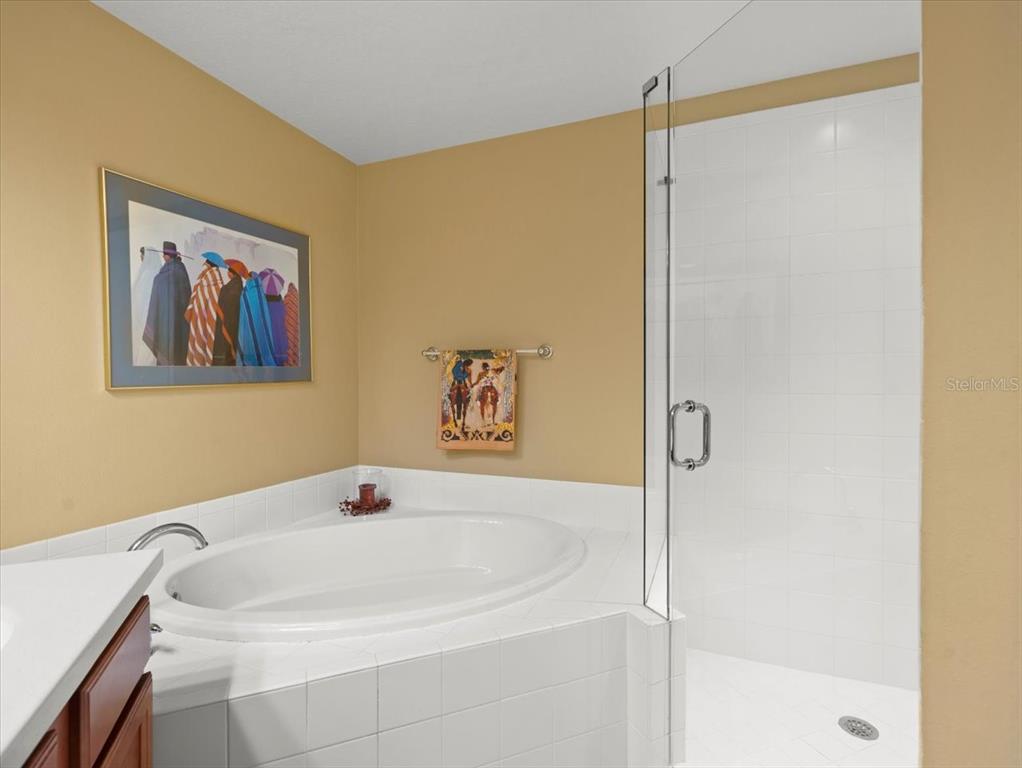 897 Lantern Way Clearwater, FL 33765 - Photo 36 of 56 a bathroom with a tub and shower