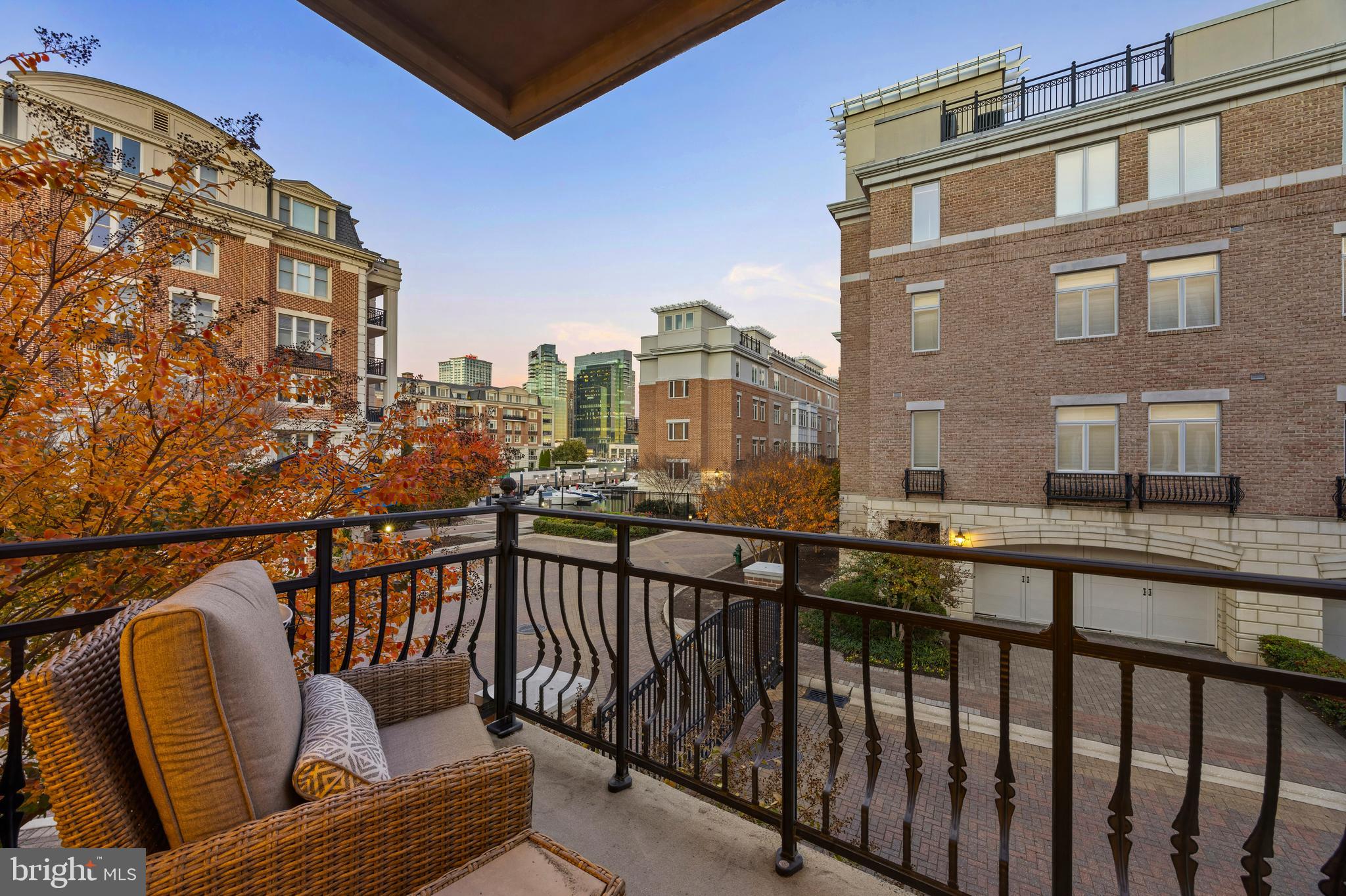 900 Valencia Court, Unit 188 Baltimore, MD 21230 - Photo 17 of 46 a view of a balcony with furniture