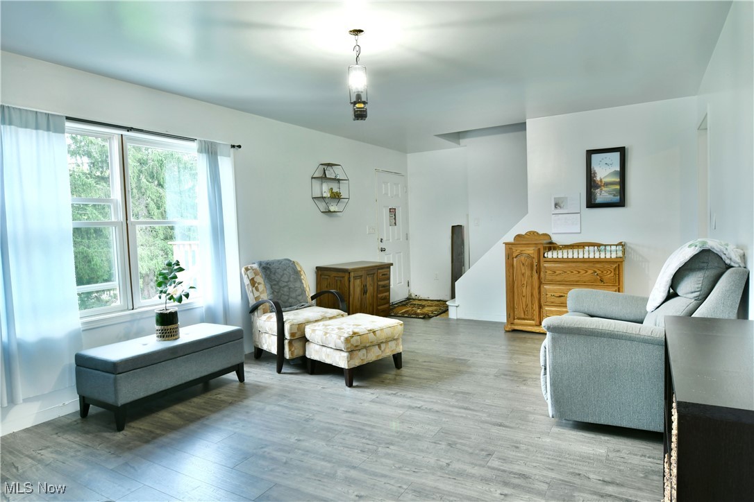 6005 Hurlburt Road Rome, OH 44085 - Photo 10 of 50 Living room with light wood-type flooring