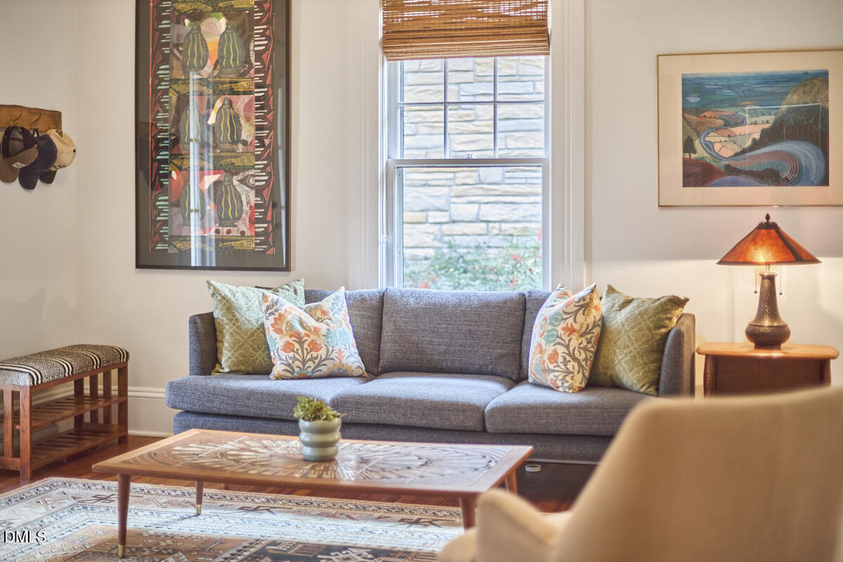 1313 Watts Street Durham, NC 27701 - Photo 10 of 44 a living room with furniture and a window