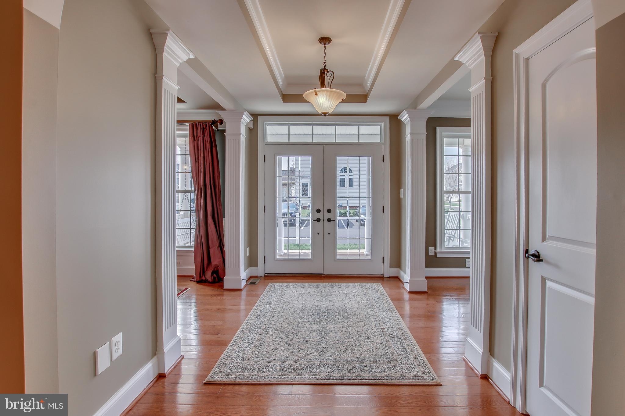4749 Abraham Freed Road Doylestown, PA 18902 - Photo 3 of 40 Dramatic Foyer with Custom Trim Detail