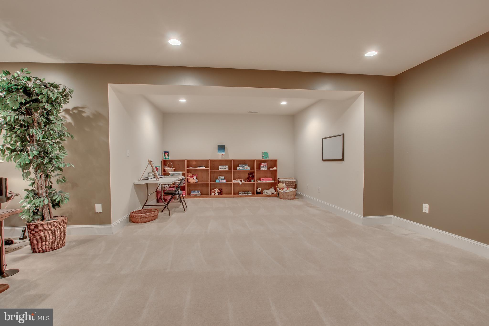 4749 Abraham Freed Road Doylestown, PA 18902 - Photo 36 of 40 Finished Basement with 9 Foot Ceilings