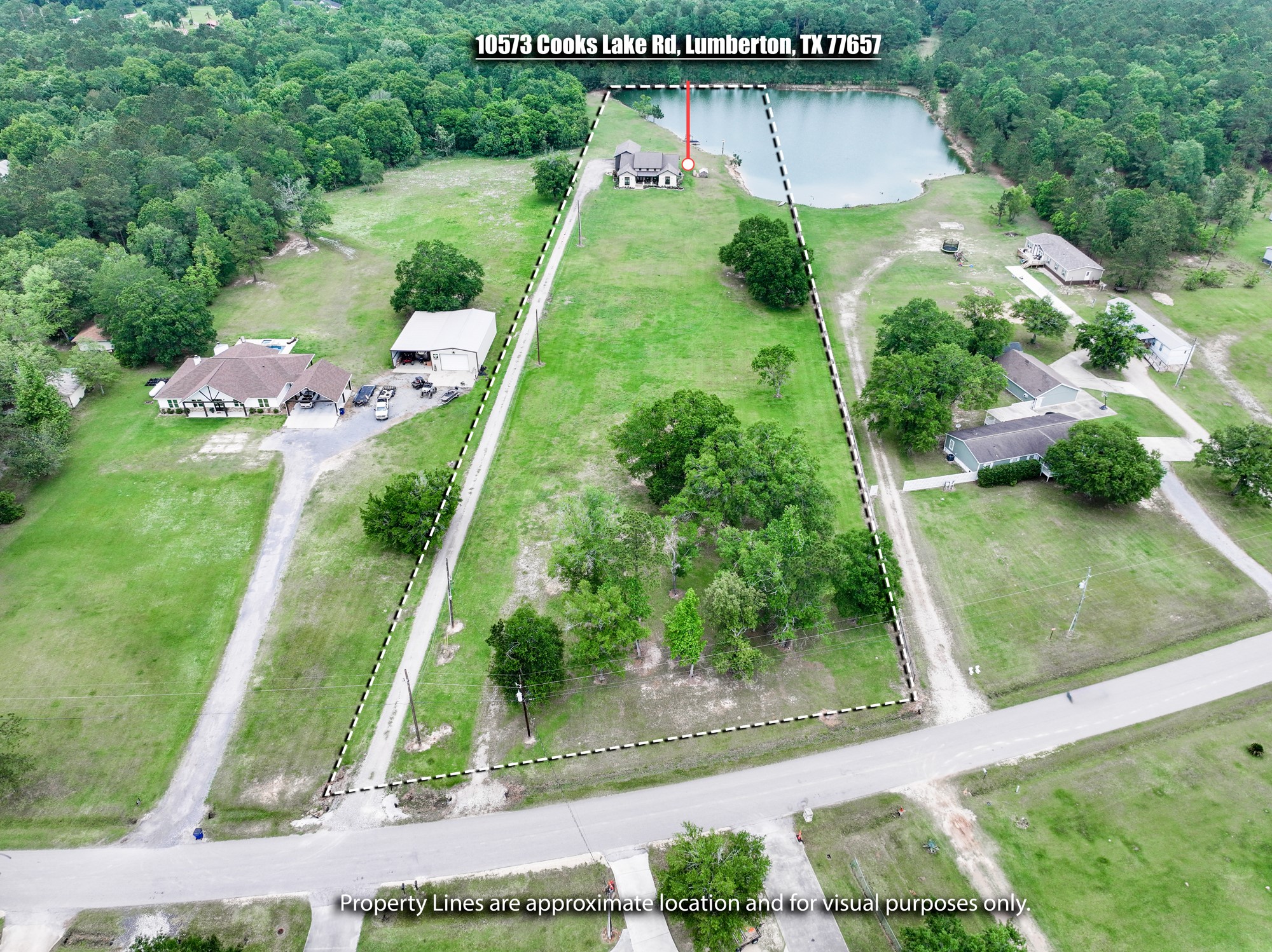 10573 Cooks Lake Road Lumberton, TX 77657 - Photo 43 of 47 a view of backyard with green space