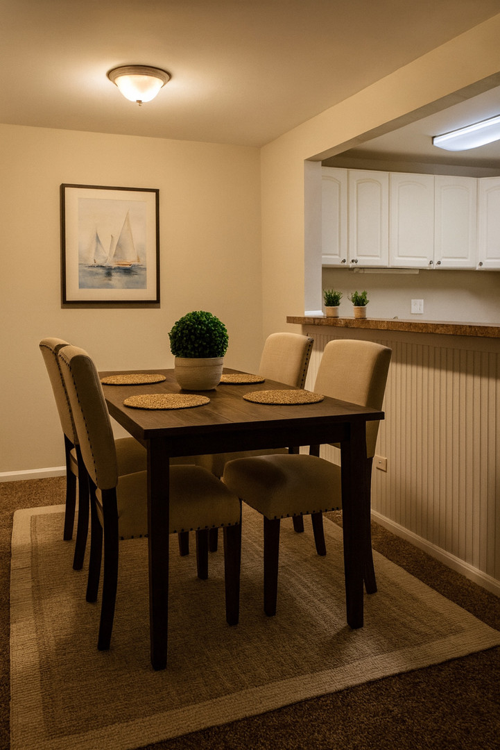 9-s110 S Frontage Road, Unit 205 Darien, IL 60527 - Photo 3 of 7 a view of a dining room with furniture