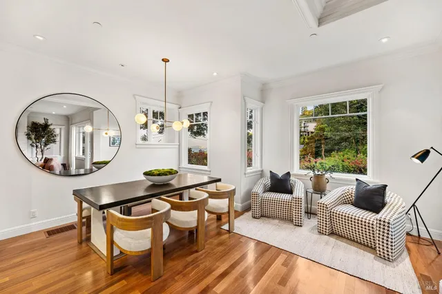 a room with furniture and a window