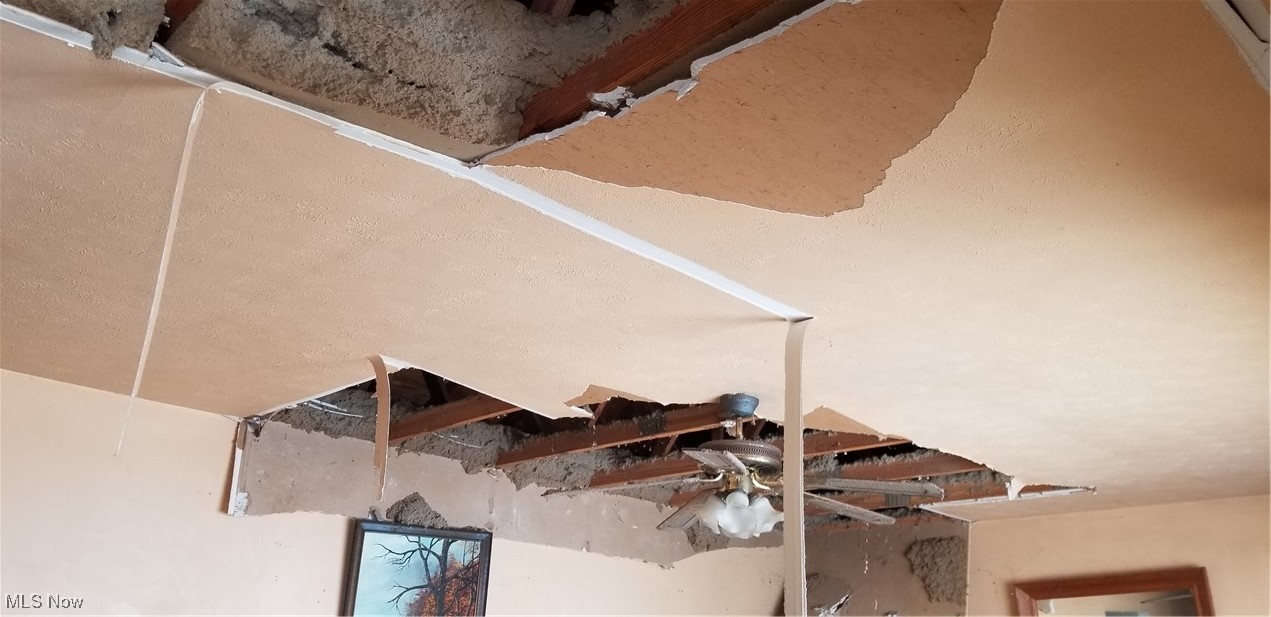 42600 Morris Road Lisbon, OH 44432 - Photo 10 of 47 Damaged ceiling