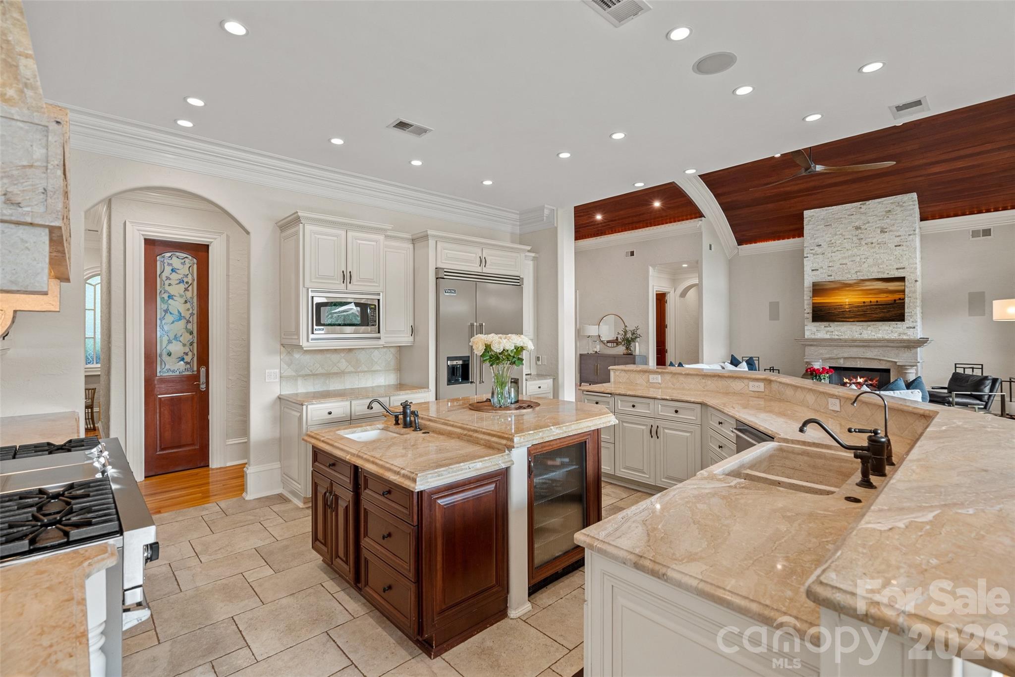 461 Kemp Road Mooresville, NC 28117 - Photo 14 of 48 a large kitchen with stainless steel appliances granite countertop a large counter top and a stove