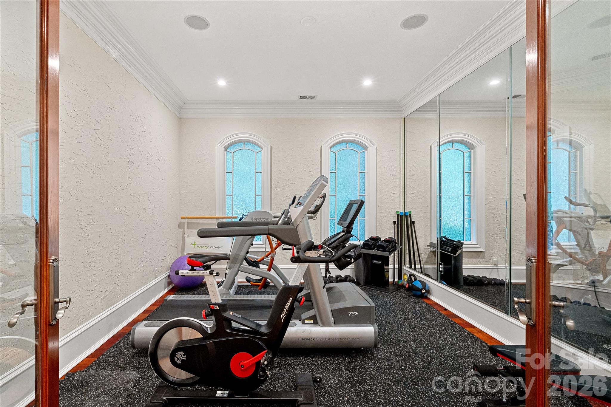 461 Kemp Road Mooresville, NC 28117 - Photo 25 of 48 a view of a room with gym equipment