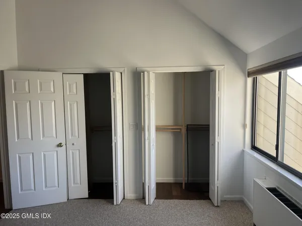a view of hallway with window
