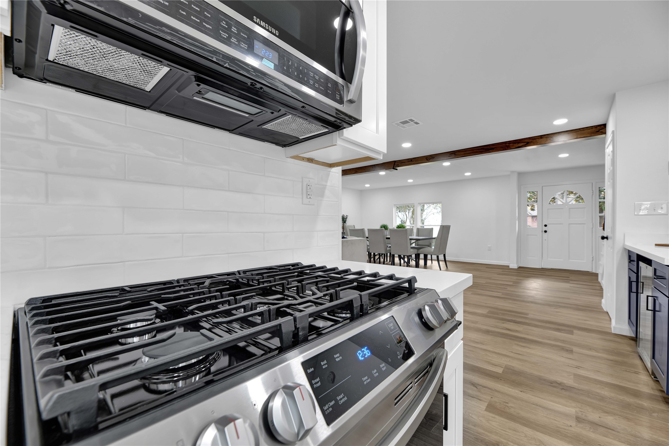 2726 Stetson Lane Houston, TX 77043 - Photo 15 of 36 A beautifully equipped kitchen with stainless steel appliances ready for your next meal.