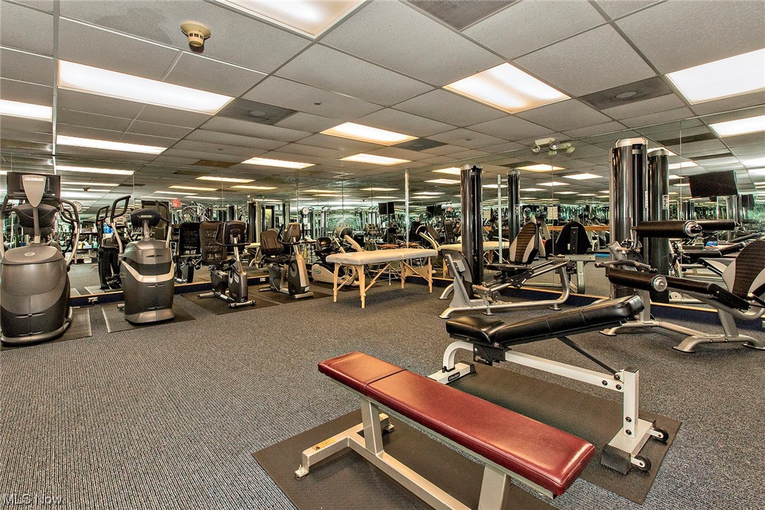27500 Cedar Road, Unit 608 Beachwood, OH 44122 - Photo 33 of 34 Full work-out facility.