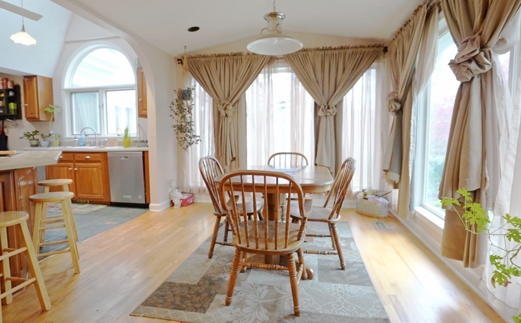15 Wales Road Brimfield, MA 01010 - Photo 16 of 41 a view of a dining room with furniture and a chandelier