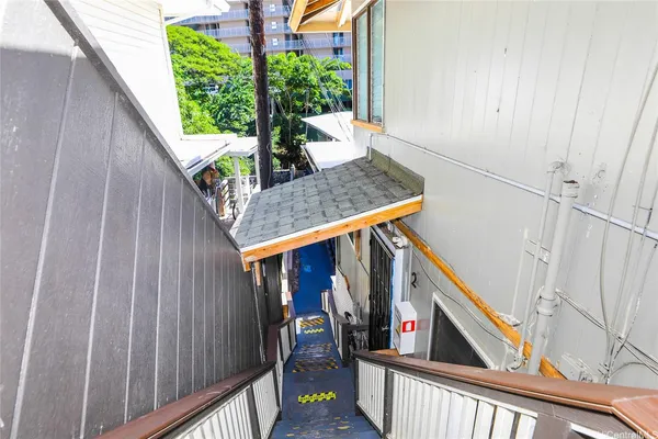 a view of balcony and deck