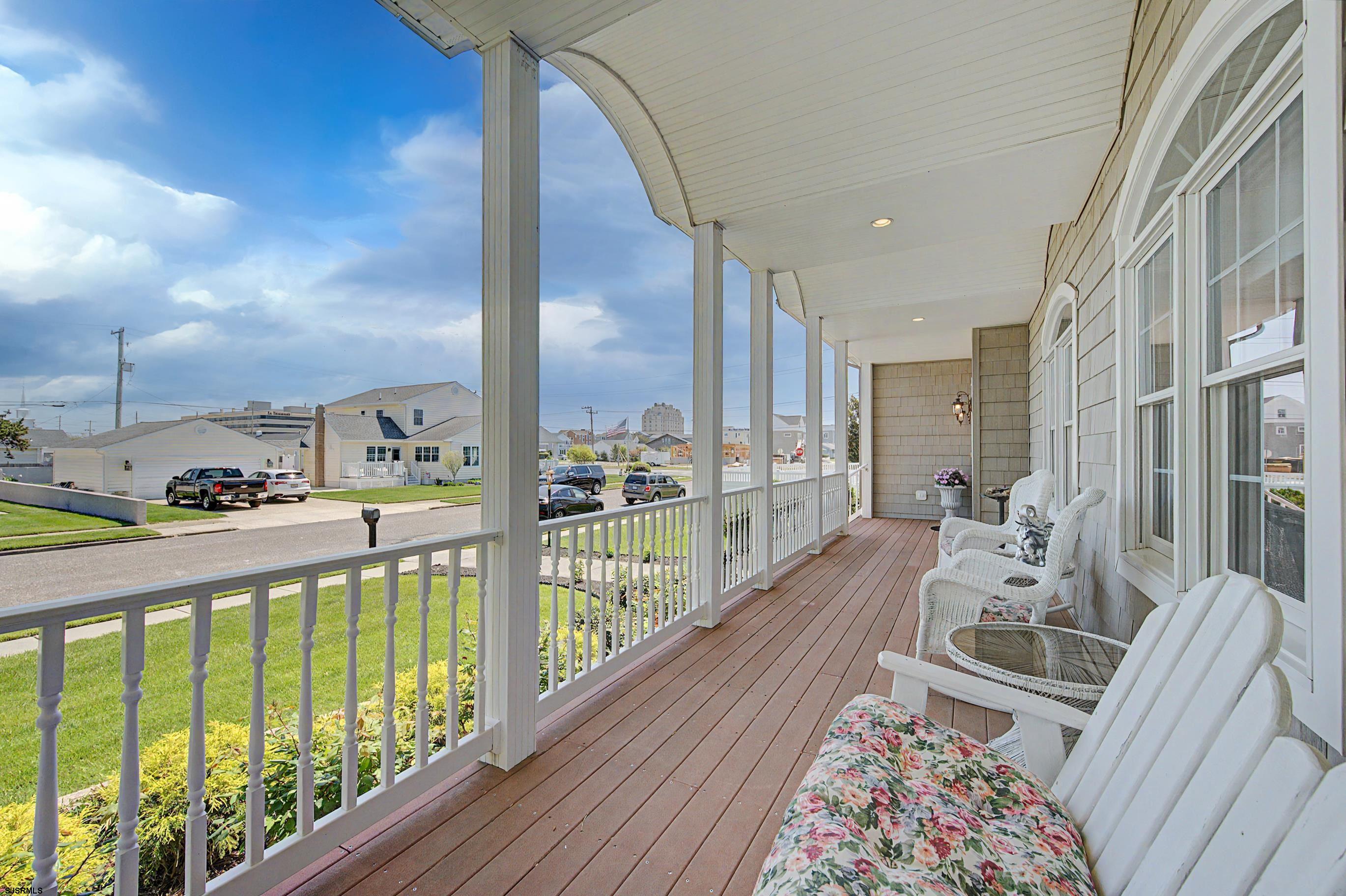 212 17th Street South Brigantine, NJ 08203 - Photo 4 of 37 a view of a balcony with wooden floor