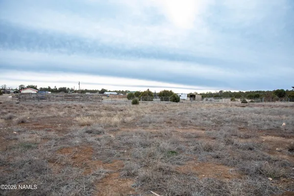 a view of a pathway with a wrought fence