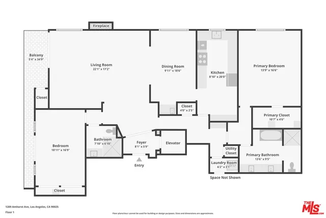 $929,000 | 1209 Amherst Avenue, Unit 201, Los Angeles, CA 90025
