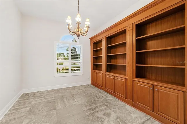 a view of an empty room