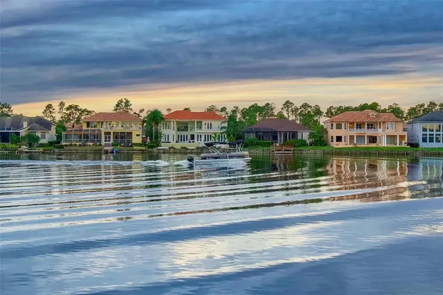 an aerial view of an outdoor space
