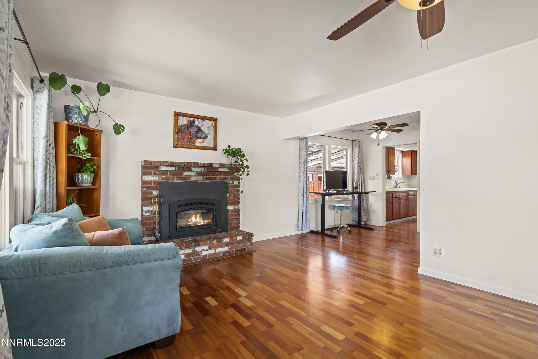 704 Roberts Street Reno, NV 89502 - Photo 6 of 52 a living room with furniture and a fireplace