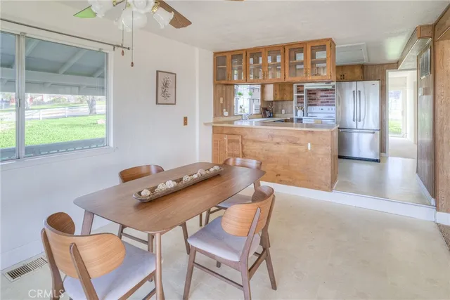 a room with furniture and window