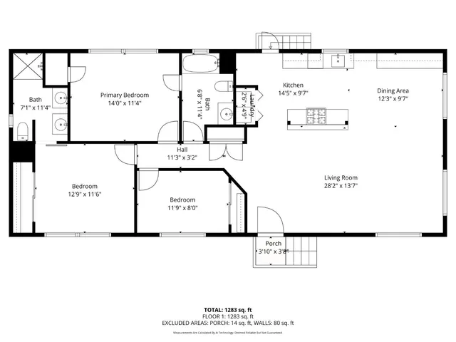 a view of a livingroom with wooden floor