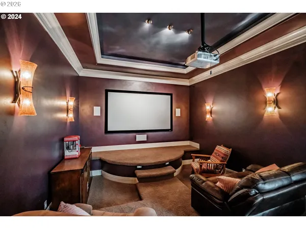 a room with furniture