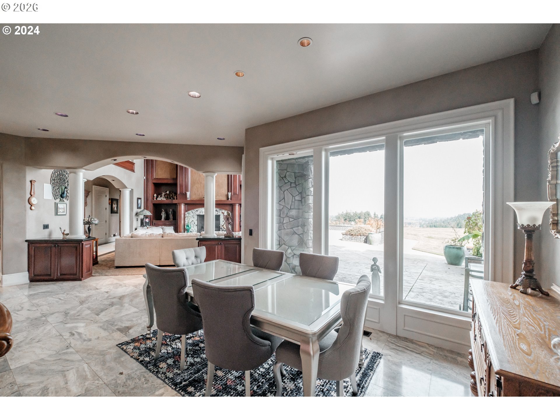 2554 Cole Road South Salem, OR 97306 - Photo 23 of 35 a living room with furniture a flat screen tv and a large window