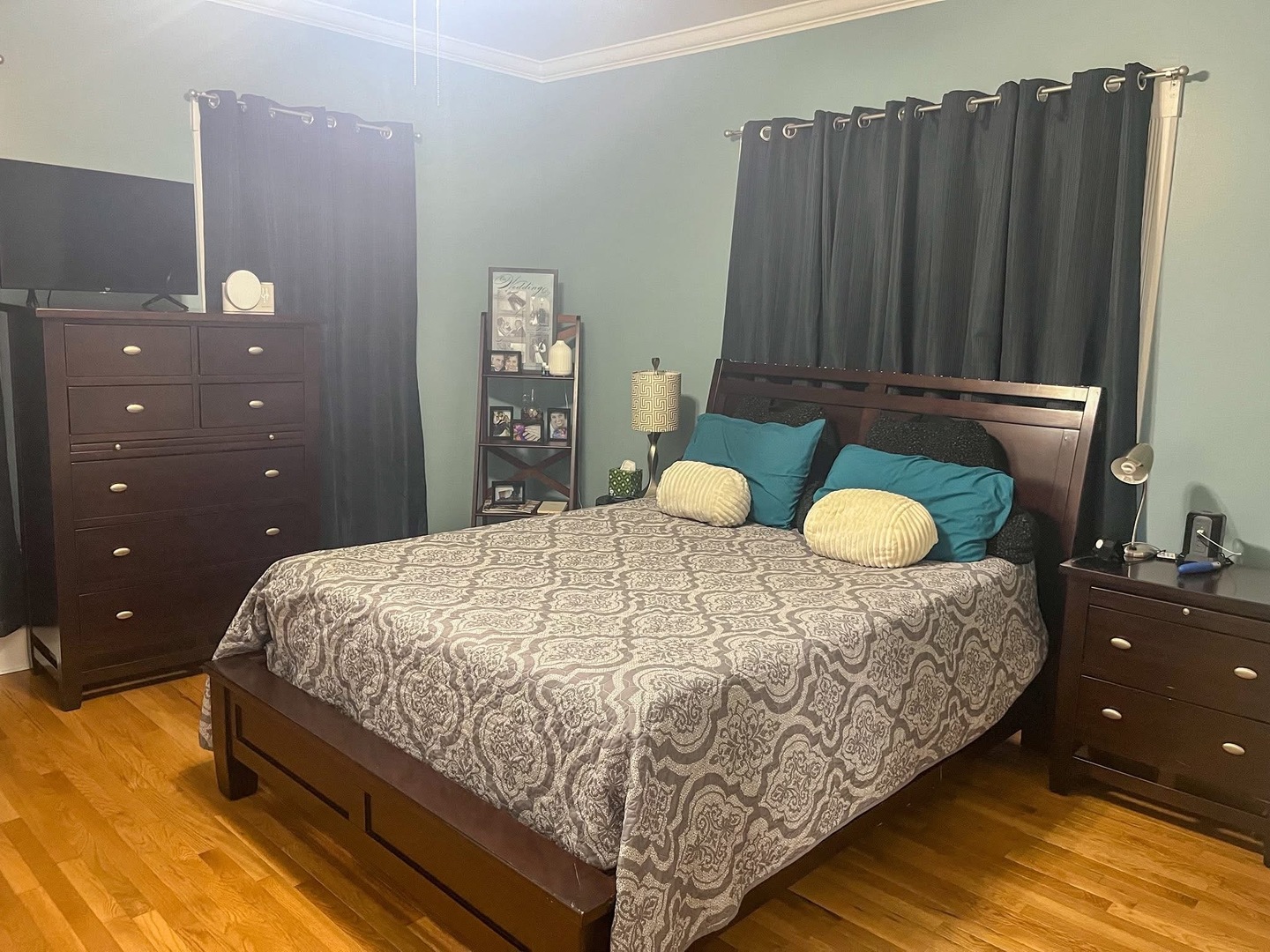 340 South Main Street Sheffield, IL 61361 - Photo 22 of 32 a bedroom with bed and wooden floor