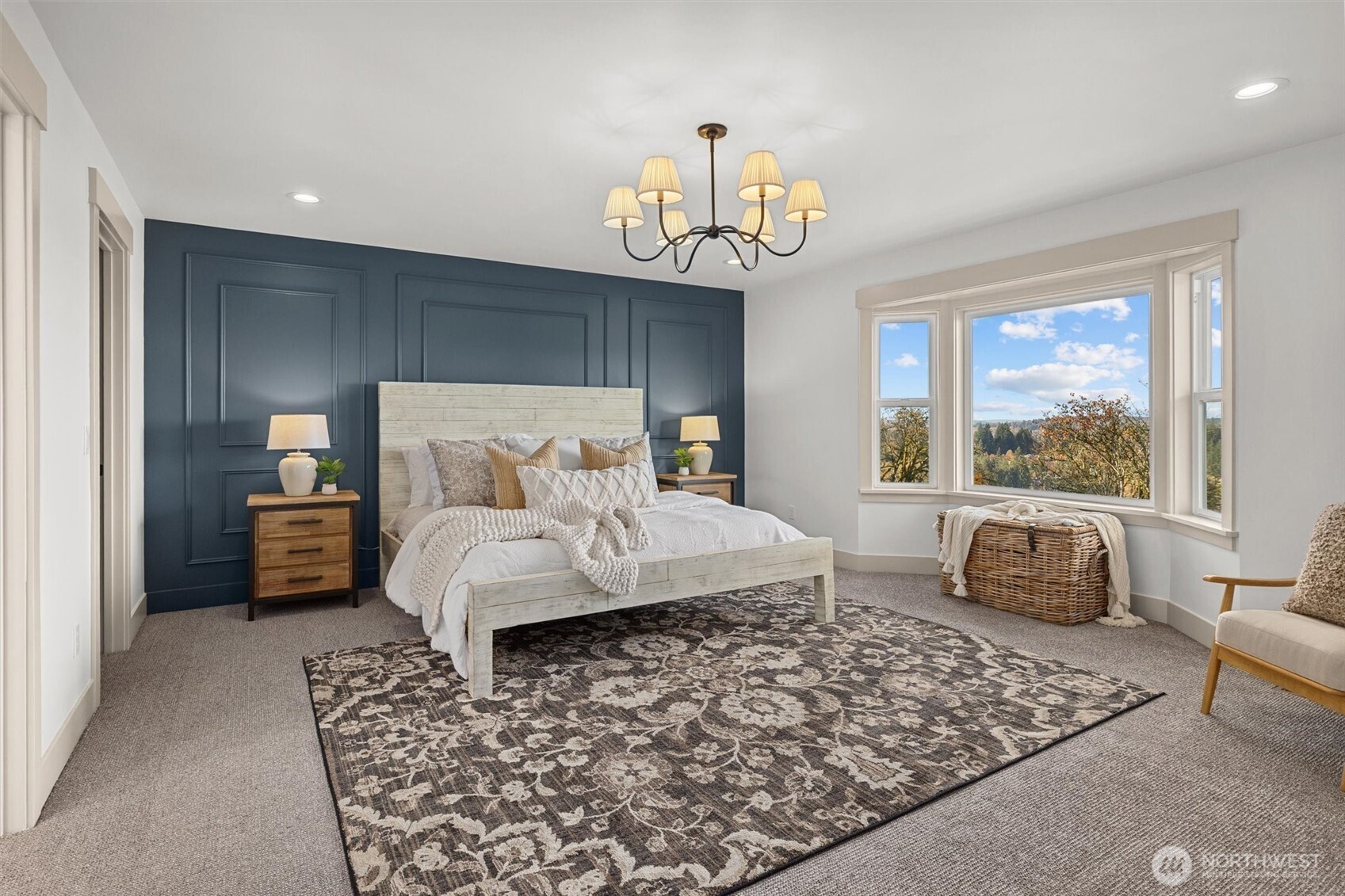 9813 Moran Road Arlington, WA 98223 - Photo 21 of 40 a bedroom with furniture and a window