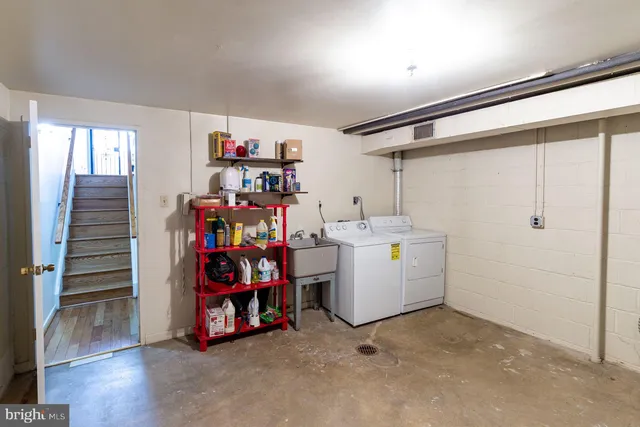 a room with storage and utility