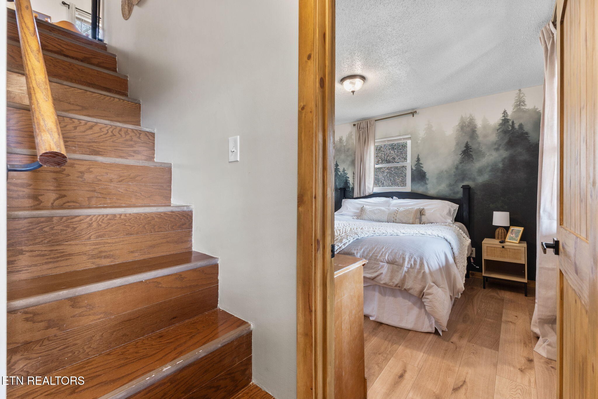 1115 Red Maple Lane Sevierville, TN 37876 - Photo 33 of 55 a bedroom with a bed and wooden floor