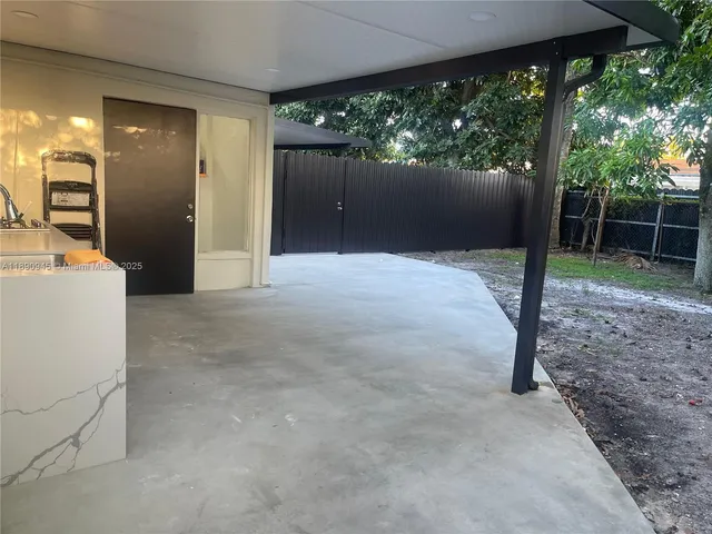 a view of a sink in the back yard