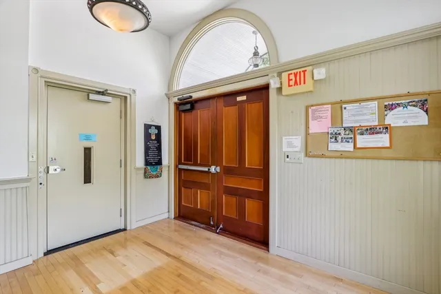 a view of front door