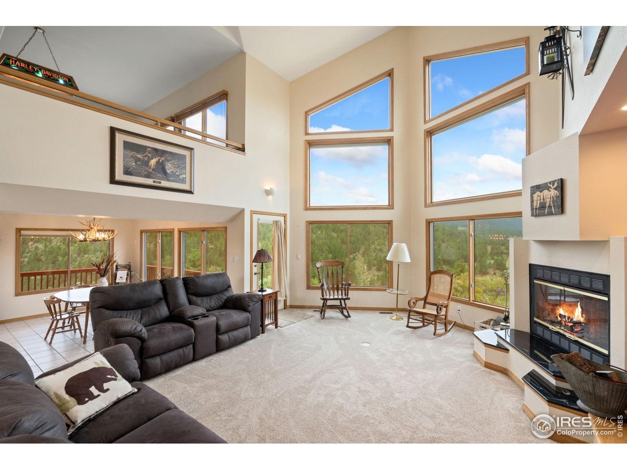366 North Rim Road Livermore, CO 80536 - Photo 4 of 30 Living room with amazing views