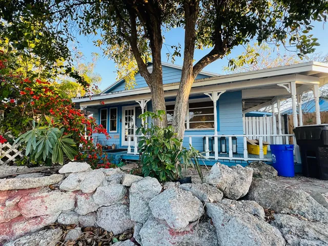 front view of a house with a porch