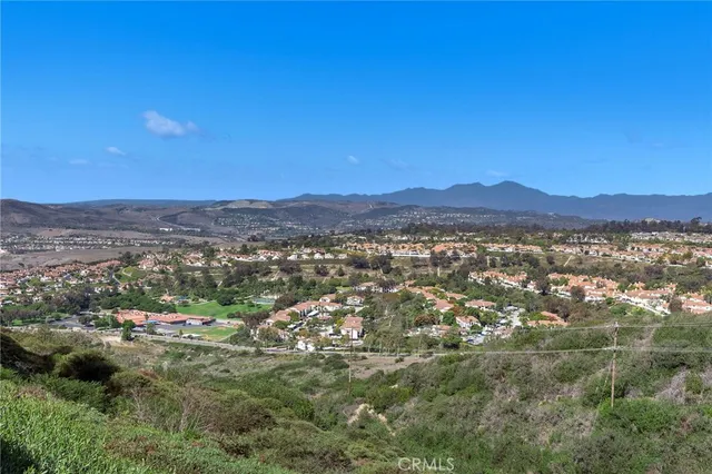 a view of city and mountain