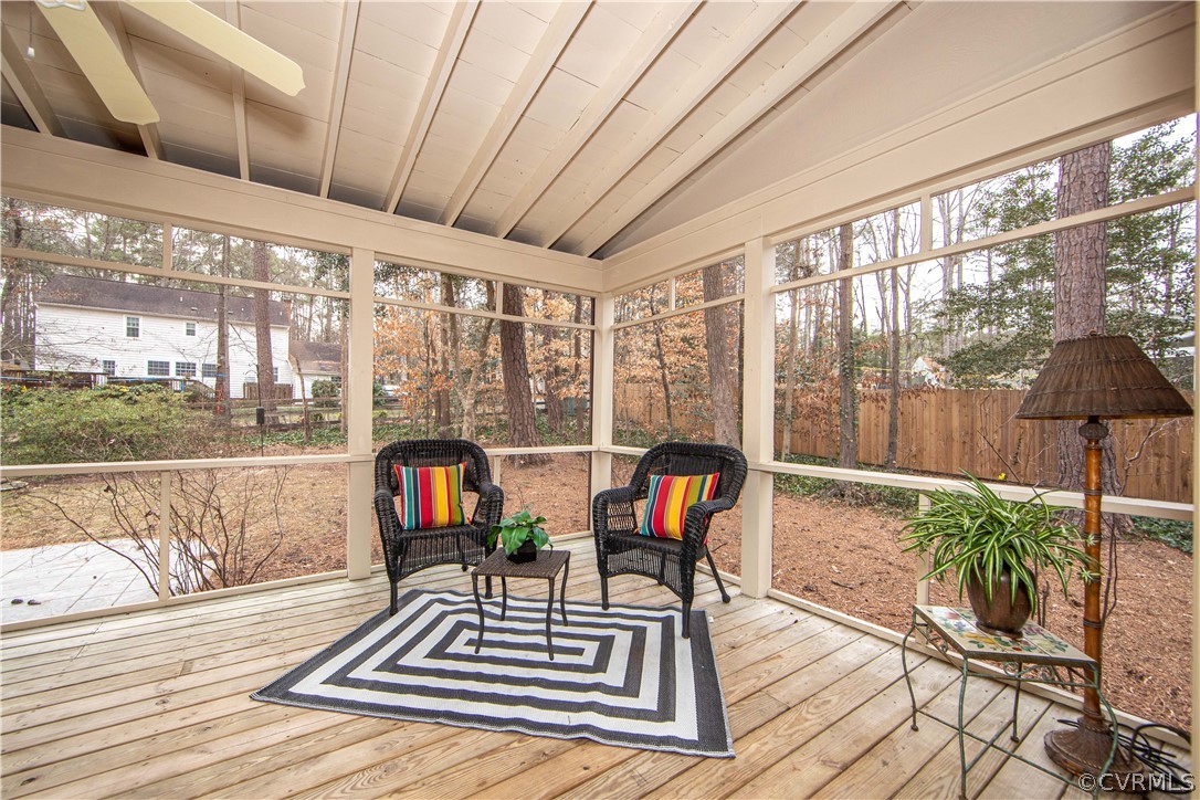 4010 Poplar Grove Road Midlothian, VA 23112 - Photo 13 of 49 a balcony with furniture and a potted plant