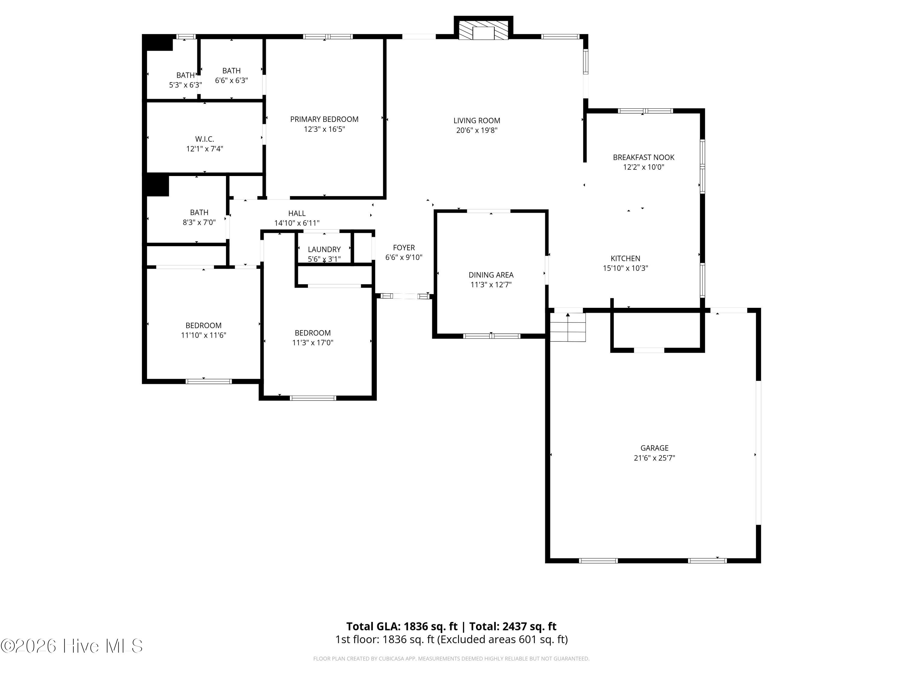 104 Sky Run Rockingham, NC 28379 - Photo 43 of 43 1-Floorplan_1